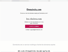 Tablet Screenshot of les-cheires.com